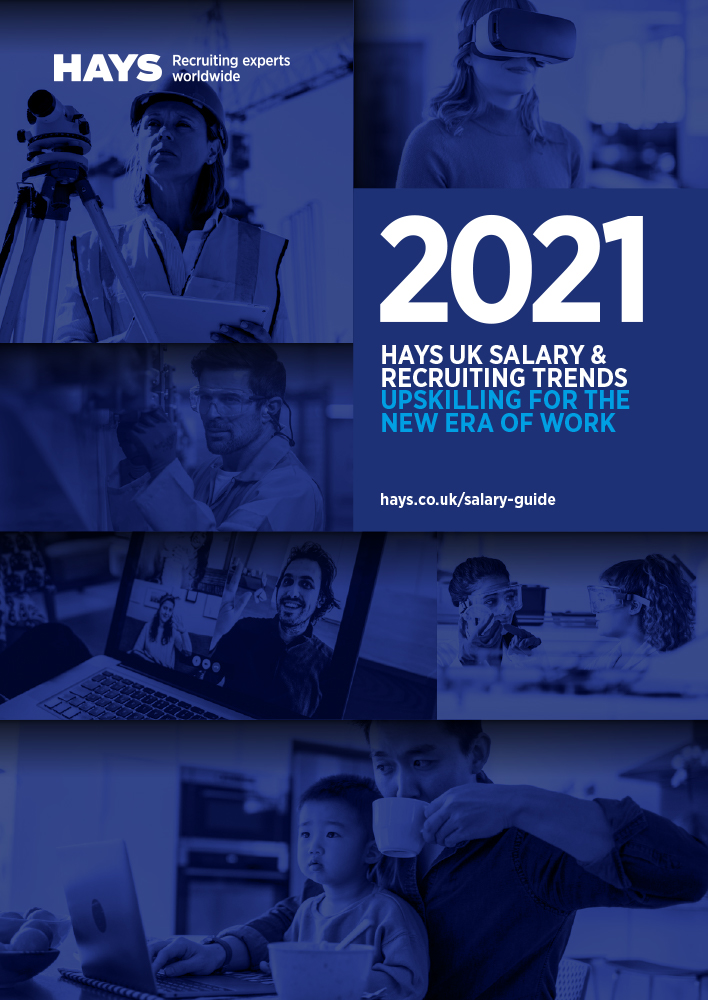 Hays UK Salary & Recruiting Trends Guide cover
